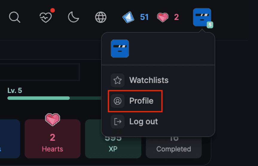 Start Connection in Profile